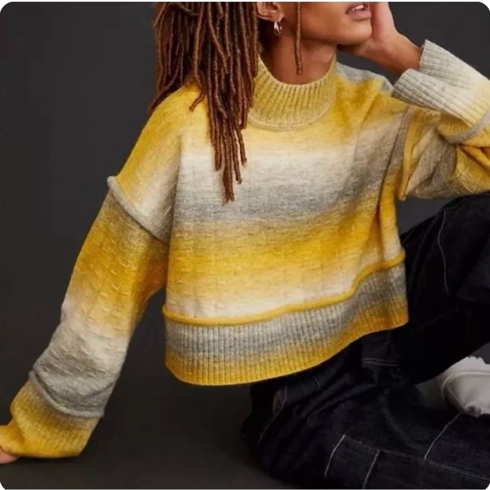 Pilcro Cropped Turtleneck - Anthropologie